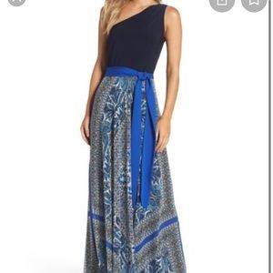 Eliza J One Shoulder Maxi Dress, fits 6, 8, 10